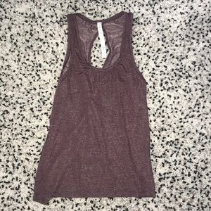 Maroon lulu lemon tank top